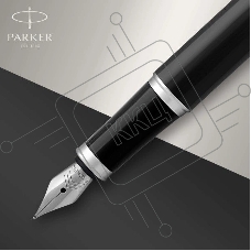 Ручка перьевая Parker IM Core F321 (CW1931644) Black CT F сталь нержавеющая подар.кор.