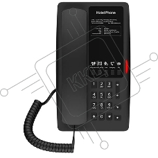 Гостиничный IP-телефон Fanvil H4 WIFI Hotel Phone 2 SIP Lines 1 USB Port for phone charging 6 Soft keys programmable service hotline Hotspot: PoE HD Voice   PSU