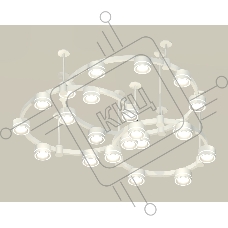 Светильник Ambrella light XR92212250/22 SWH/FR белый песок/белый матовый GX53