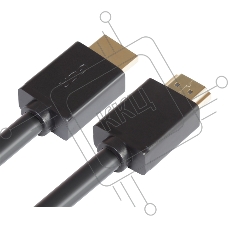 Кабель GCR 1.0m HDMI 1.4, 30/30 AWG, позолоченные контакты, FullHD, Ethernet 10.2 Гбит/с, 3D, 4Kx2K, экран