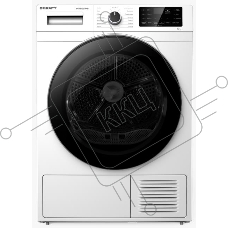 Сушильная машина Kraft KF-DM1001HPW белый, 10 кг, сушка - тепловой насос, программ - 15, 60 x 84 x 62 см