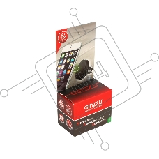 Автомобильный держатель Ginzzu GH-381M в вентиляционную решетку, универсальный, магнитный, черный