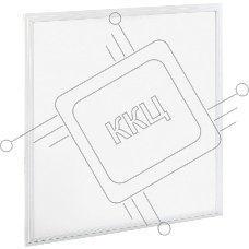 Светильник Iek LDVO1-6565-36-0-4000-K01 светодиодный ДВО 6565 eco 36Вт W 4000К IEK {аналог люм.свет. 4х18 в потолок Армстронг, обязателен драйвер арт. 1518108}