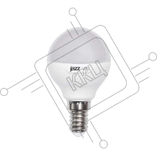 Лампа светодиодная PLED-SP-G45 7Вт шар 3000К тепл. бел. E14 540лм 230В JazzWay 1027856-2