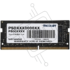 Оперативная память Patriot Signature, DDR4, 8GB (1x8 GB), 3200 MHz, CL22, SO-DIMM