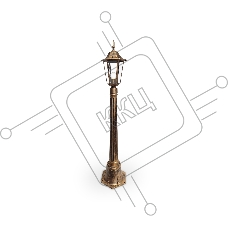 Светильник Ambrella light ST2039 GD/BK/CL золото/черный/прозрачный IP54 E27 max 40W D150*1100