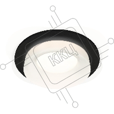 Комплект встраиваемого светильника Ambrella light XC7622044 SBK/FR черный песок/белый матовый MR16 GU5.3 (C7622, N7165)