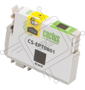 Картридж струйный Cactus CS-EPT0801 черный для Epson Stylus Photo P50 (11,4ml)