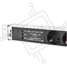 Вертикальный блок розеток Rem-16 с фил. и инд., 25 IEC 60320 C13, алюм., 42-48U, шнур 3 м.