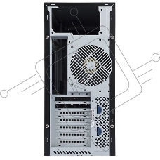 Midi Tower InWin PE689 Black USB3.0*2+A(HD)+fron fan 120mm*1+rear fan 120mm*1+ 2*2SATA+1*1SATA+Intrusion Switch/ holes for SL20” ATX RACKMOUNT*(без блока питания)
