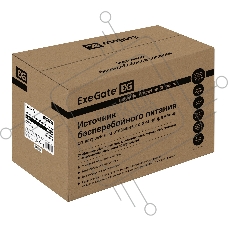 Источник бесперебойного питания ExeGate EX292773RUS Power Back BNB-800.LED.AVR.4C13 <800VA/480W, LED, AVR, 4*C13, металлический корпус, Black>
