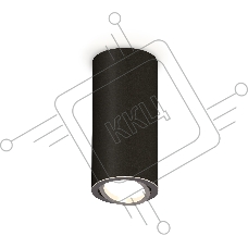 Светильник Ambrella Light XS7443003 SBK/PSL черный песок/серебро полированное MR16 GU5.3 (C7443, N7003)