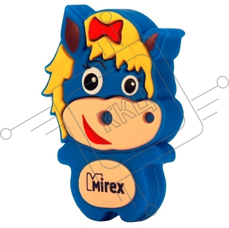 Флэш Диск 8GB Mirex Horse, USB 2.0, Синий