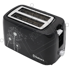 Тостер Sakura SA-7608BK 750Вт подогрев черн