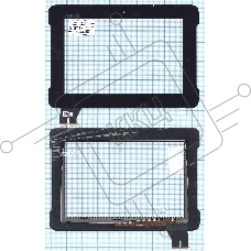Сенсорное стекло (тачскрин) для Asus PadFone S (PF500KL) Station, черное