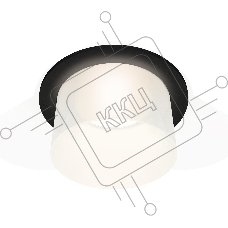Комплект встраиваемого светильника Ambrella light XC7622045 SBK/FR черный песок/белый матовый MR16 GU5.3 (C7622, N7170)