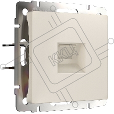 Розетка Ethernet RJ-45 (айвори матовый)