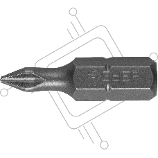 Бита ЗУБР МАСТЕР 26001-1-25-2  кованая CrMo C 1/4'' PH1 25мм 2шт