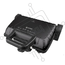 Гриль Vitek VT-2632 BK Потребляемая мощность 2000Вт. Максимальная температура 260°С. Регулировка температуры. Покрытие панелей антипригарное. Способ открытия крышки 4 фиксированных положения (в том числе 180° и 90° градусов). Размер панелей 	330 х 220 мм.