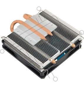 Кулер CPU Aerocool Verkho 2 Slim (универсальный, 105W, 18-27 dB, 1000-2300 rpm, 90мм, 4pin, медь+алюминий) RTL