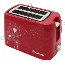 Тостер Sakura SA-7608R 750Вт подогрев красн