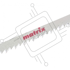 Полотна MATRIX для электролобзика  по дереву, 3 шт.T225B, 225 x 2,75 мм, HCS 78224