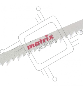 Полотна MATRIX для электролобзика  по дереву, 3 шт.T225B, 225 x 2,75 мм, HCS 78224
