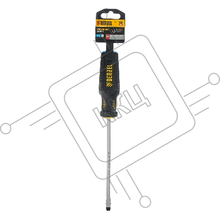 Отвертка, SL6x150 мм, S2, 3к рукоятка// Denzel