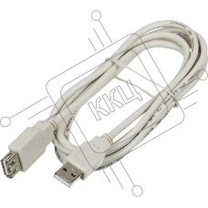 Кабель-удлинитель USB2.0 Ningbo USB A (m)/USB A (f) 1.8м (USB2.0-AM-AF-BR)