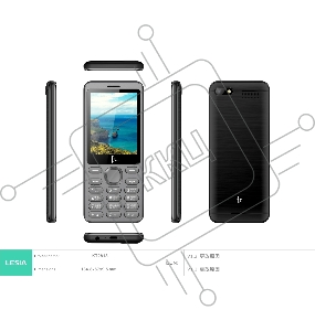 Мобильный телефон F+ S286 Silver, 2.4'' 2 Sim