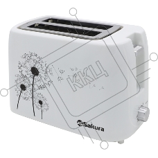 Тостер Sakura SA-7608W 750Вт подогрев белый