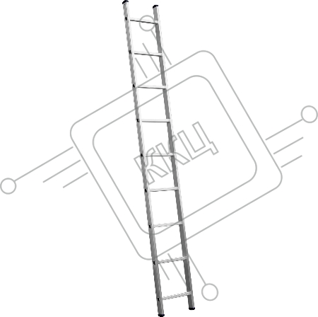 Лестница СИБИН 38834-10  приставная 10 ступеней высота 279 см