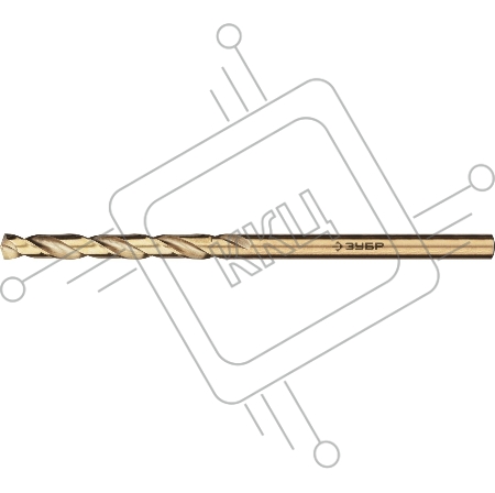 Сверло по металлу, ЗУБР КОБАЛЬТ 1.5х40мм, сталь Р6М5, класс А