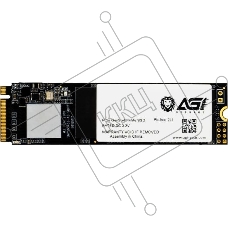 Накопитель SSD AGI AI198, 512Gb, PCIe 3.0 x4, M.2 2280, NVMe, R/W 2059/1636