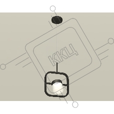 Светильник Ambrella light XB9119155 SBK/FR черный песок/белый матовый GX53 (C9119, N8402)