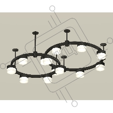 Светильник Ambrella light XR92221002/13 SBK/FR черный песок/белый матовый GX53 (A9222, A9227, C9238, C9232, N8401)