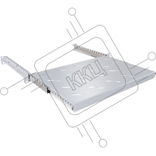 Полка выдвижная NTSS NTSS-MSKB-FS-600 1U нагр.:20кг. 19