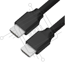 Кабель 4PH 2.0m HDMI, Ultra HD 4K 60Hz, Full HD, 3D, черный, 30/30 AWG, экран