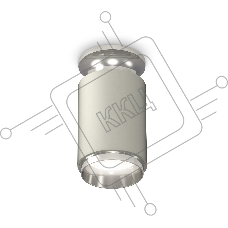 Светильник Ambrella Light XS6314100 SGR/PSL серый песок/серебро полированное MR16 GU5.3 (N6903, C6314, N6122)