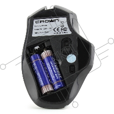 Мышь беспроводная Crown Gaming CMXG-801 черный, 1600 dpi, радиоканал, USB, кнопки - 7