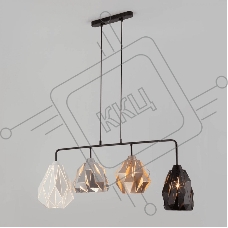 Светильник подвесной HIPER H114-4 4E2760Вт BLACK/PATTERN черный