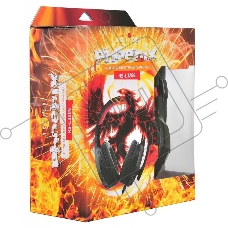 Наушники с микрофоном Oklick Phoenix HS-L320G черный/красный  1.9м мониторы оголовье (NO-3000)