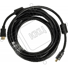 Кабель аудио-видео Ningbo HDMI-5M-MG HDMI (m)/HDMI (m) 5м. феррит.кольца позолоченные контакты черный