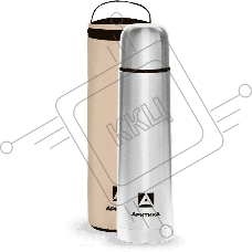 Термос Арктика 101-750A 0.75л. серебристый с чехлом (101-750A/SIL)