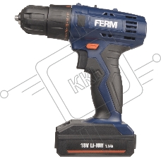 Дрель-шуруповерт Ferm CDM1120, Аккумуляторная, 18В, 2 АКБ, Кейс