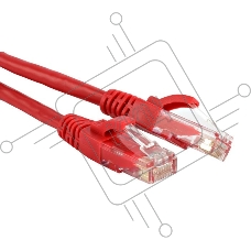 Кабель Патч-корд Lanmaster UTP TWT-45-45-0.5-RD вилка RJ-45-вилка RJ-45 кат.5е 0.5м красный ПВХ (уп.:1шт)