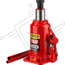 Домкрат STAYER 43160-20_z01 гидравлический бутылочный red force 20т 242-452мм