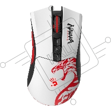Мышь беспроводная A4Tech Bloody R90 Plus Naraka белый, 5000 dpi, радиоканал, USB, кнопки - 8