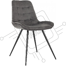 Стул для дома Бюрократ CH-K2 т.серый Holland 18 металл черный на ножках (CH-K2_1/HL18) Стул для дома Бюрократ CH-K2 т.серый Holland 18 металл черный на ножках (CH-K2_1/HL18)