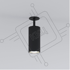 Diffe светильник встраиваемый черный 15W 4200K (25066/LED)